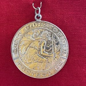 Charles Thomae I Sterling St. Christopher Medal